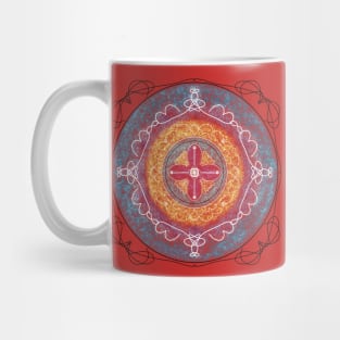 Magic Mandala (colección black) Mug